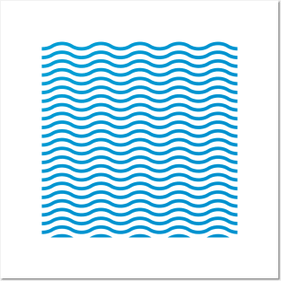 Fashion Wave Line Pattern Art Posters and Art